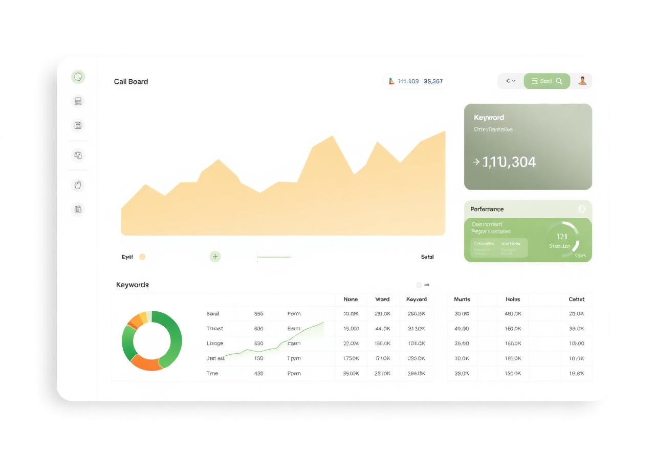 Premium analytics dashboard showing every call, enquiry and conversion